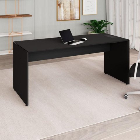 Mesa Diretor Premium Dinâmica 1,7 m X 0,70 m Corporativa com Bordas em 45° e Caixa de Tomadas F5