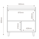 Ver imagem 7 de Buffet Cantinho do Café Delta 2 Portas Off-White