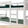 Beliche Solteiro Reforçado Madeira Mdf para Colchão 88x188cm:branco - 3