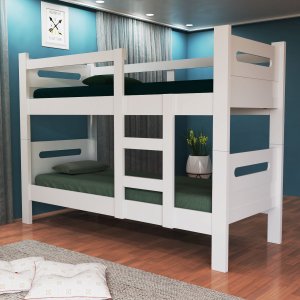 Beliche Solteiro Reforçado Madeira Mdf para Colchão 88x188cm:branco