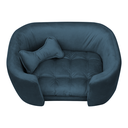 Ver imagem 3 de Poltrona Cama Pet Baby Hanna Estofada Tecido Veludo:azul Marinho