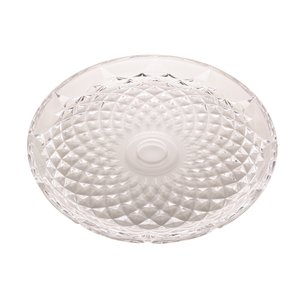 Centro de mesa de cristal Diamante 40 x 4,5cm