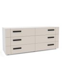 Ver imagem 4 de Cômoda Organizadora 150cm com 6 Gavetas 240839 Linha Lisboa Politorno Móveis