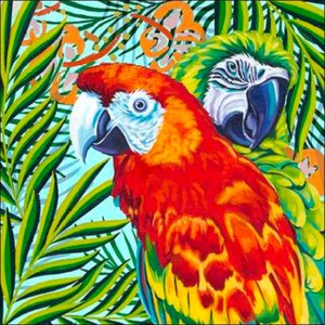 Luau I Canaleta 80x80cm Preta