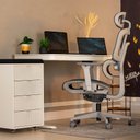 Ver imagem 4 de Cadeira De Escritório Ergonômica Elements Sophy Grafite Mesh