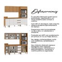 Ver imagem 6 de Cozinha Modulada Paris 5 Peças com Balcão 120cm Freijó/Branco
