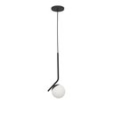Ver imagem 1 de Pendente Angular/inclinado Preto Bola/globo Vidro Jabuticaba:preto