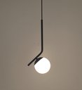 Ver imagem 4 de Pendente Angular/inclinado Preto Bola/globo Vidro Jabuticaba:preto