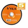 Kit Com 5un Disco Desbaste 7" 178x6,4x22,2 Vila - 2