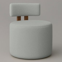 Poltrona Sala Organica Almyra no Tecido Boucle - 11 Cores - Cinza Claro - 3