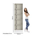 Ver imagem 4 de Guarda-Roupa Multiuso 2 Portas Space New Yescasa