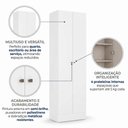 Ver imagem 5 de Guarda-Roupa Multiuso 2 Portas Space New Yescasa
