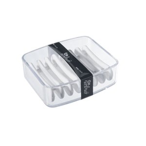 Saboneteira Splash - Coza 9,2 x 8 x 3 cm - Cristal Coza