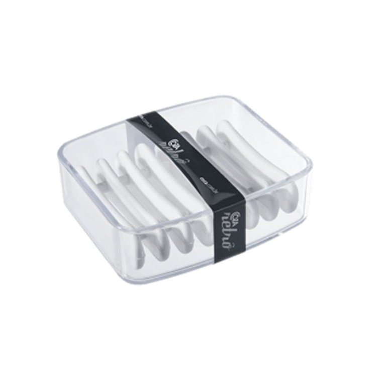 Saboneteira Splash - Coza 9,2 x 8 x 3 cm - Cristal Coza