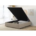 Ver imagem 1 de Cama Box Baú Casal 138x188 Base em Madeira de Eucalipto Resistente para Organização do Quarto