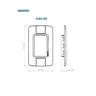 Kit 10 Tomada Elétrica 4x2 2p+t 10a 250v Tramontina Aria - 6