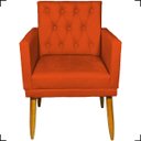 Ver imagem 4 de Kit Namoradeira Decorativa Para Sala Capitonê Com Base + 2 Poltronas Para Recepção Suede