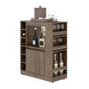 Ver imagem 2 de Balcão Buffet Adega Bar com Prateleiras e Nichos para Vinho Affara - Pleno
