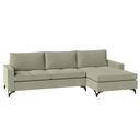Ver imagem 3 de Sofá 4 Lugares Living Fixo Viena com Chaise 2,70m em Linho:verde