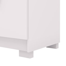 Cômoda Sapateira Branca Grande Reforçada Espaçosa com 5 Gavetas 2 Porta Us - 6
