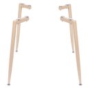 Ver imagem 1 de Base em Aço para Mesa 72cm Falcon Bege/Madeira