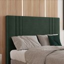 Ver imagem 7 de Cabeceira Casal 138 cm London Veludo Verde Soon