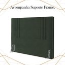 Ver imagem 5 de Cabeceira Casal 138 cm London Veludo Verde Soon