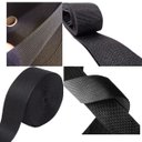 Ver imagem 3 de 5mt Fita Reforçada Ca 40mm Preta Alça Bolsa Mochila Multiuso