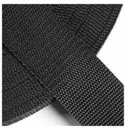 5mt Fita Reforçada Ca 40mm Preta Alça Bolsa Mochila Multiuso - 2