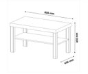 Ver imagem 4 de Mesa de Centro Retangular Up - Artely Centro Up
