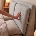Ver imagem 6 de Cabeceira Casal 140 cm Malu com Frame Linho Sl 77 Peer