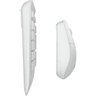 Kit Teclado e Mouse sem Fio Lecoo Kw202 Branco - 2