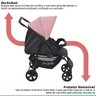 Carrinho de Bebe Para Passeio Até 15Kg Travel System Ecco Burigotto Rosa - 9