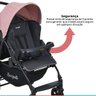 Carrinho de Bebe Para Passeio Até 15Kg Travel System Ecco Burigotto Rosa - 10