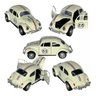 Super Carrinho Fusca Ferro Fricção Metal Miniatura Brinquedo 53 - 5