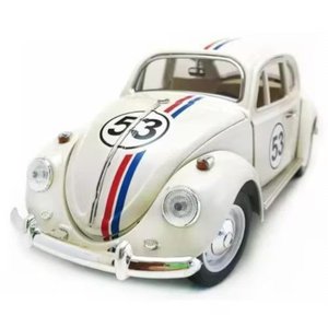 Super Carrinho Fusca Ferro Fricção Metal Miniatura Brinquedo 53