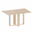 Ver imagem 2 de Mesa de Jantar 120x90cm 4 Lugares Tampo Vidro Easy Versátile Casa D
