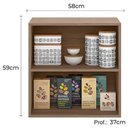 Ver imagem 2 de Armário Aéreo 58cm Etna Carvalho Oak Off White - Poliman