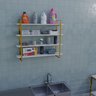 Kit 03 Suportes Arnad - Dourado - 5