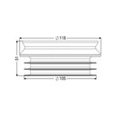 Ver imagem 2 de Anel de Vedação Nova Geração para Bacia Sanitária Censi Azul 7495-1