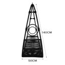 Ver imagem 3 de Cadeira de Balanço Lua Suspenso em Corda Náutica