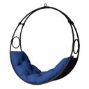 Ver imagem 2 de Cadeira de Balanço Lua Suspenso em Corda Náutica