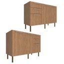 Ver imagem 6 de Cozinha Compacta 5 Peças 9 Portas e 3 Gavetas