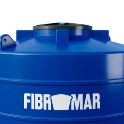 Tanque 2.500 Litros Azul Polietileno Fibromar - 3