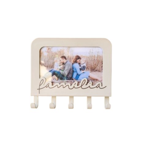 Porta-chaves de Aco Familia 10x15 Cm