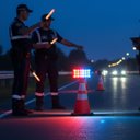 Ver imagem 6 de Sinalizador Solar Viario Kit 3 Duas Cores Cone Alerta Seguranca Noturna Obra Avenida Rodovia Alerta