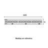 Fita de Led Ultra 240 Leds 12v 16w/m 3000k - 5m - Blumenau - 3