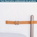 Ver mais imagens de Cama de Casal Mh-6017 Herval Estofado Casal Colchão 193 Cm Madeira Maciça Off White Detalhe Marrom