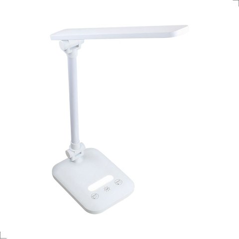 Luminária de Mesa Office 7w 25cm Led Multicor Branco P/ Escritório