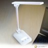 Luminária de Mesa Office 7w 25cm Led Multicor Branco P/ Escritório - 2